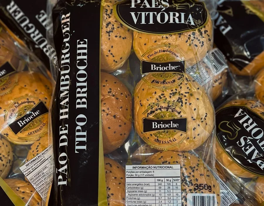 Pão tipo brioche Pães Vitória